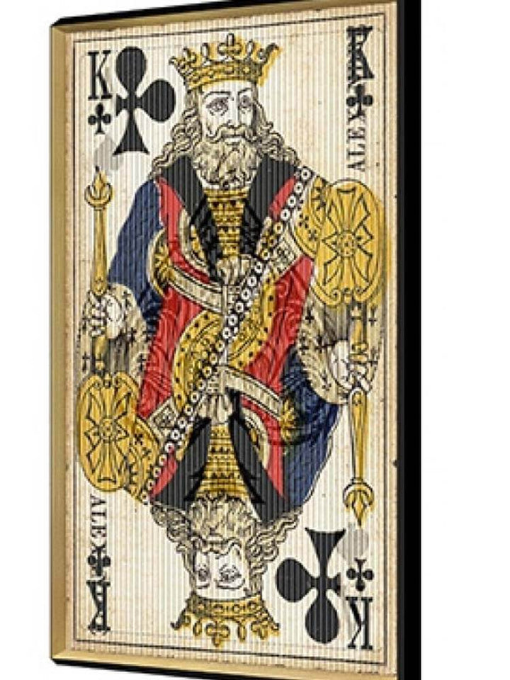 playing card 3D wall collage art King, Queen, Ace