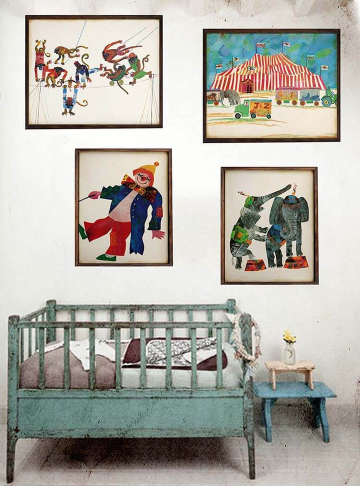 Vintage circus print, circus nursery wall art