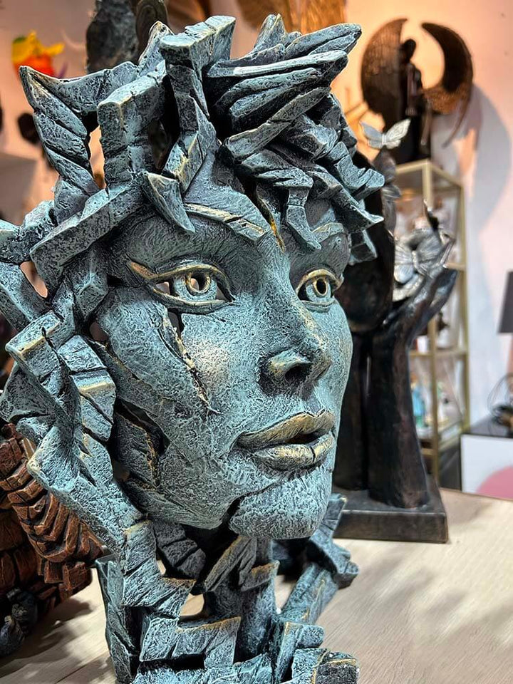 Venus Bust, Venus Bust - Teal by Edge Sculpture
