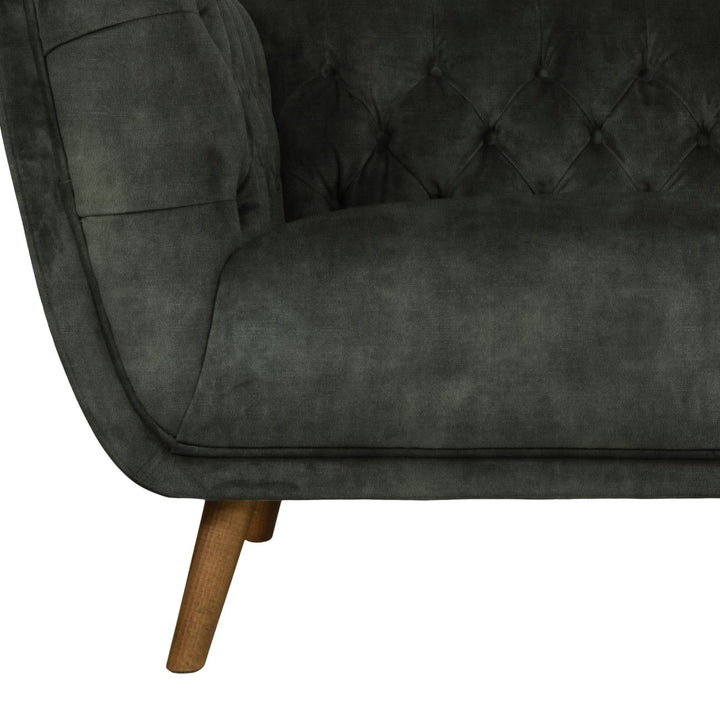 Jade Velvet Three Seater Sofa