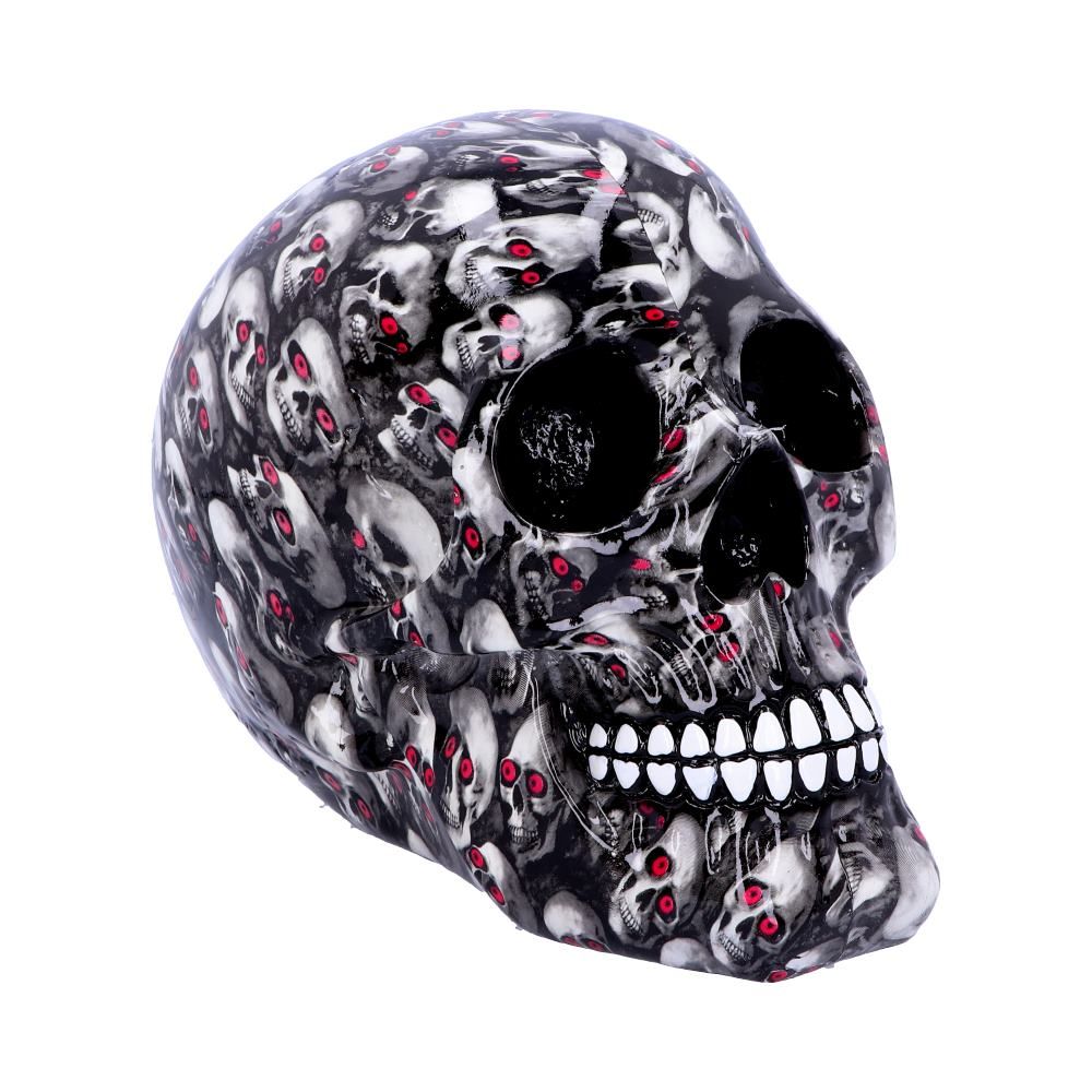 Bloodshot Red Eyed Print Skull