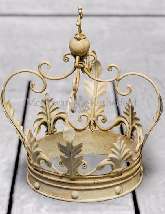 Decorative Crown large white