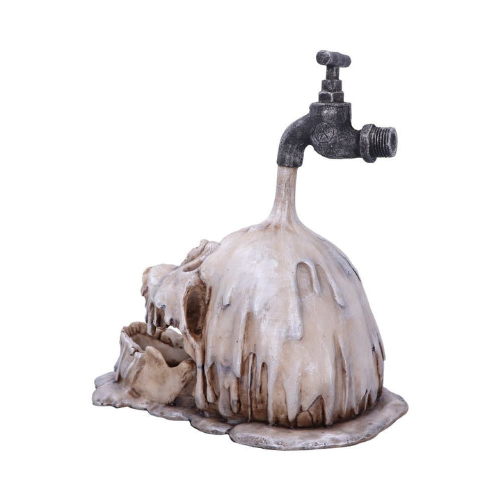 Human Skull:Tapped Pouring Tap Skull