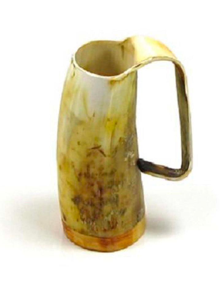 Viking drinking mug - natural cow horn mug