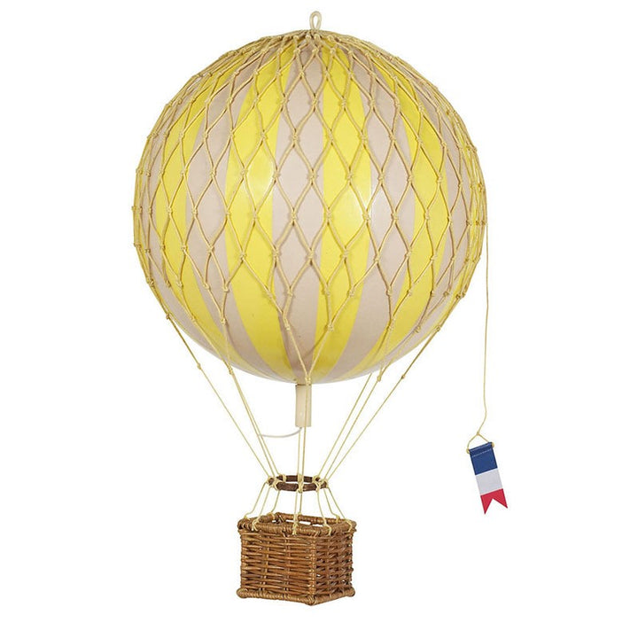 yellow balloons, Hot Air Balloon,  Vintage Hot Air Balloon Decoration, Authentic Model Hot air balloon