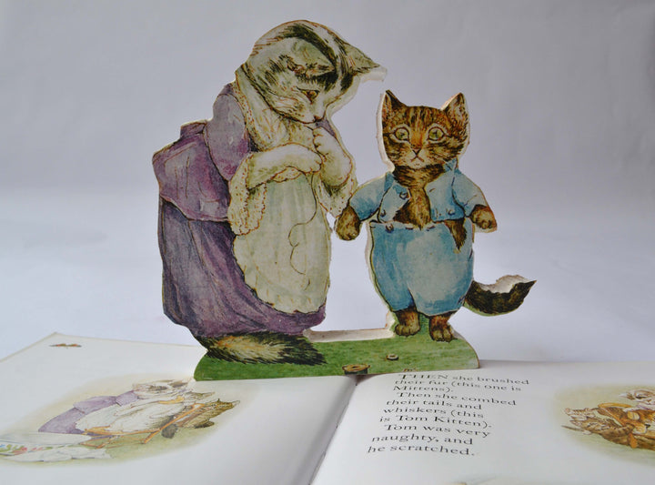 Beatrix Potter Figuring, Peter Rabbit, Jemima Duck, Table Centrepiece, Free Standing Wooden Figures, 25cm