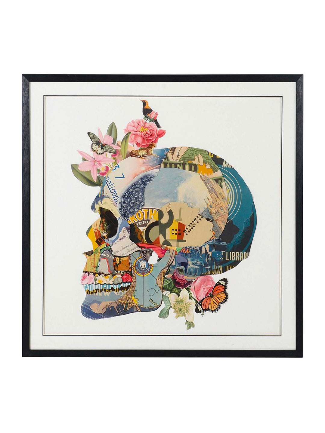 Large Skull Collage Picture 3D
