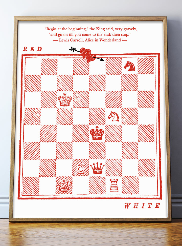 Alice In Wonderland Quote Print  –  Vintage Alice Print