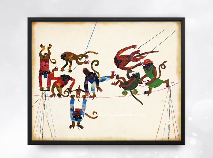Vintage Circus Prints - Circus Nursery Wall Art Pictures