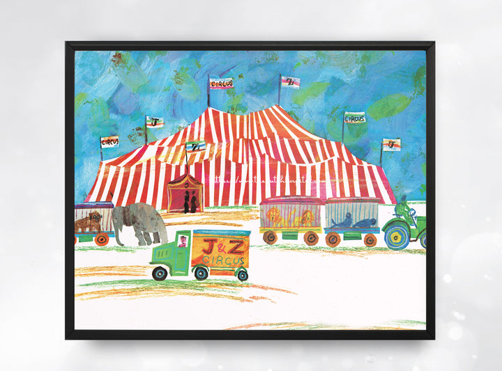 Vintage Circus Prints - Circus Nursery Wall Art Pictures