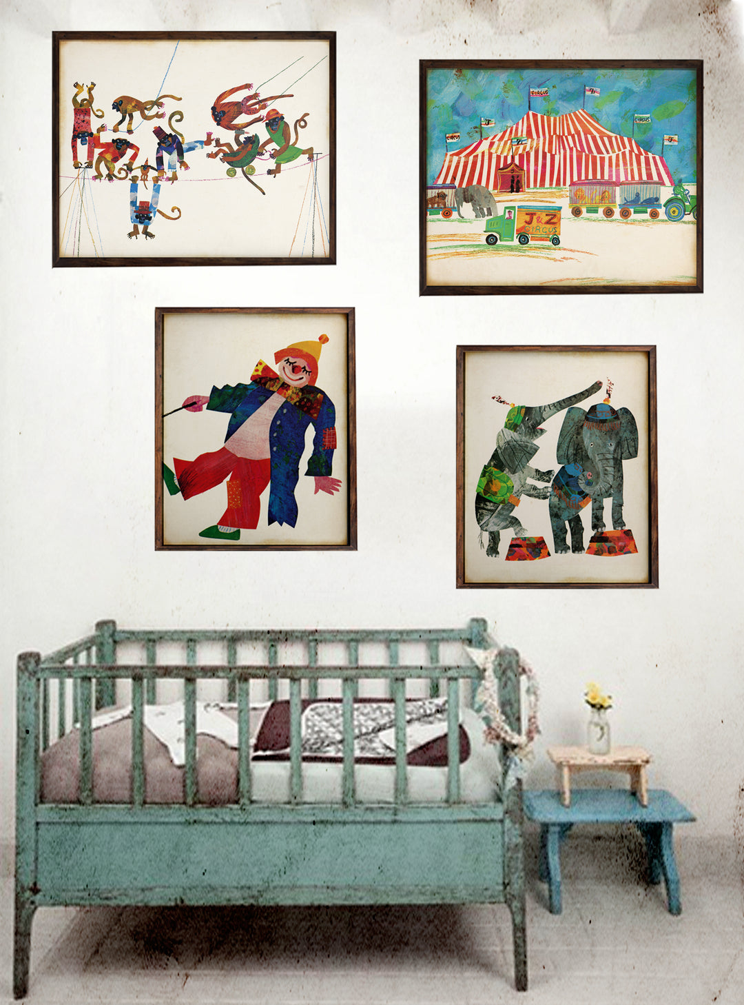 Vintage Circus Prints - Circus Nursery Wall Art Pictures