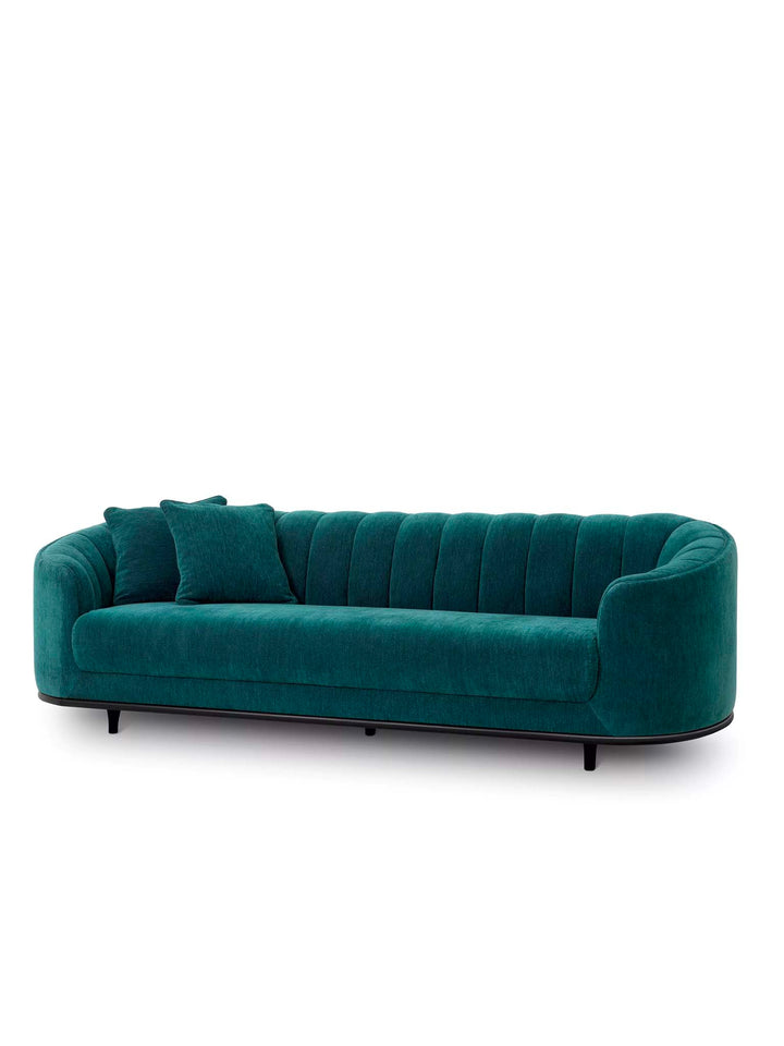 Sea Green Sofa, Luxury Designer Sofa Hand Crafted