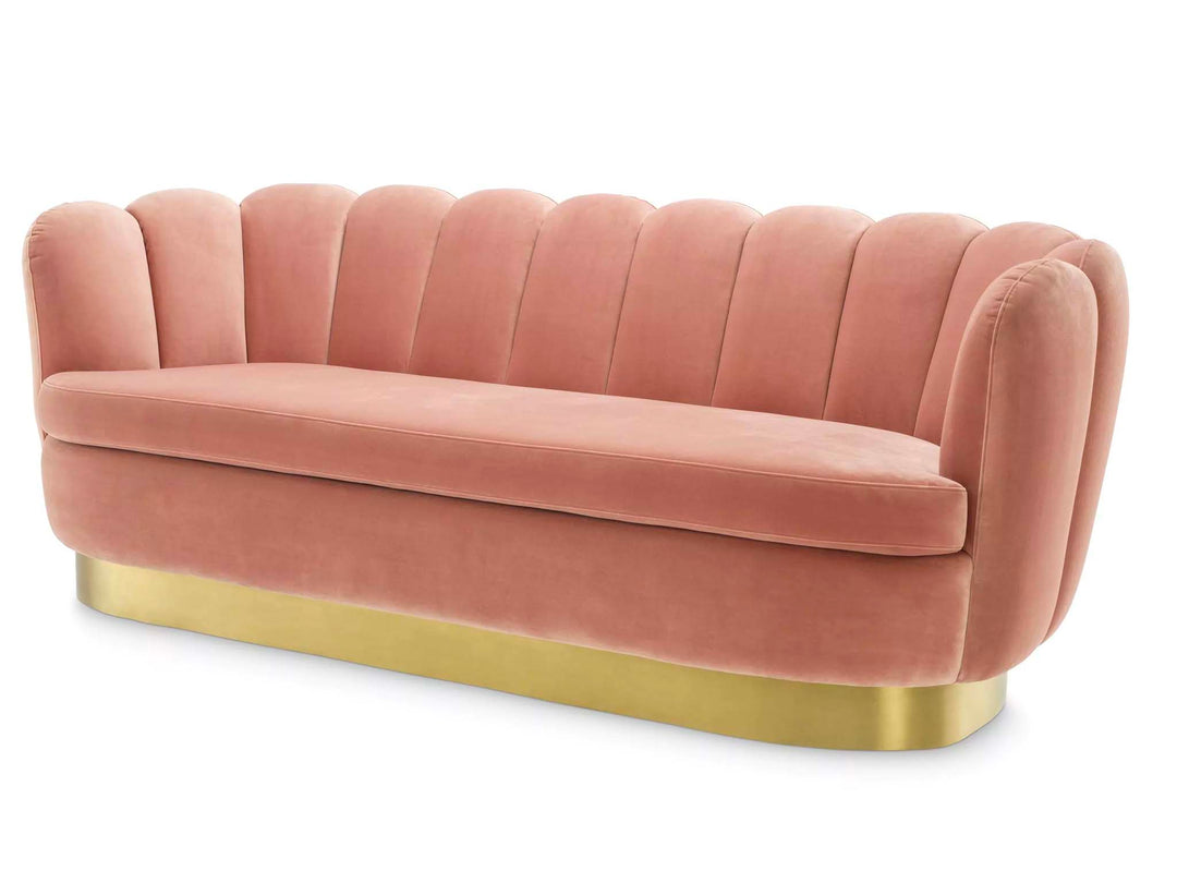 Fifties-inspired Sofa, High-end Designer Sofa, Hollywood Regency Sofa