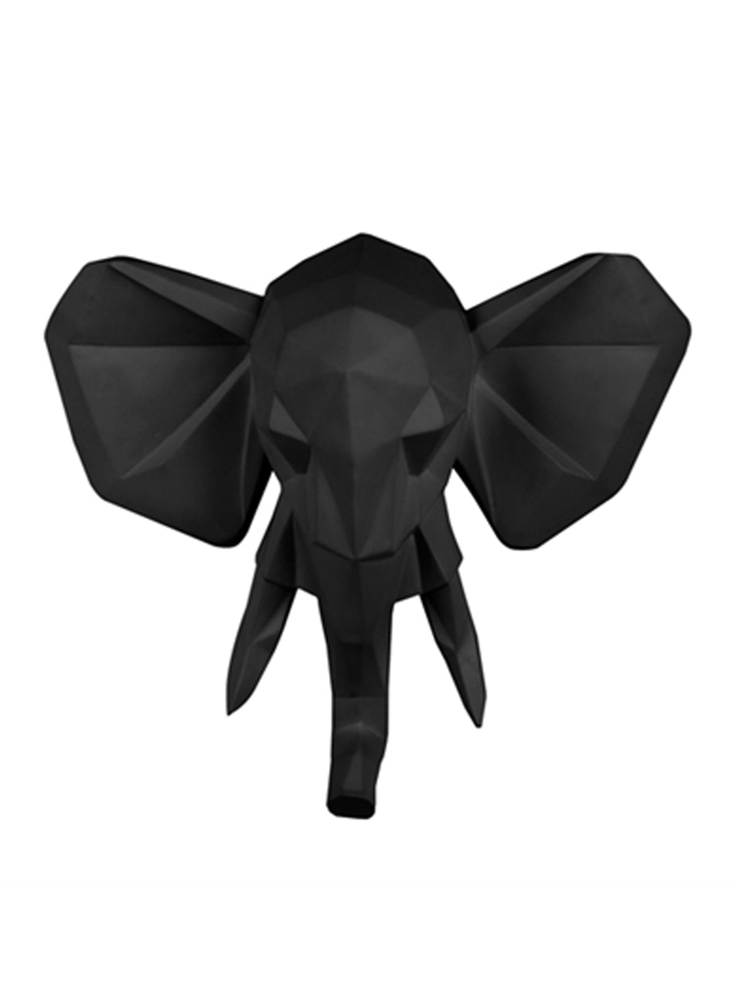 Elephant Wall Head, geometric elephant 