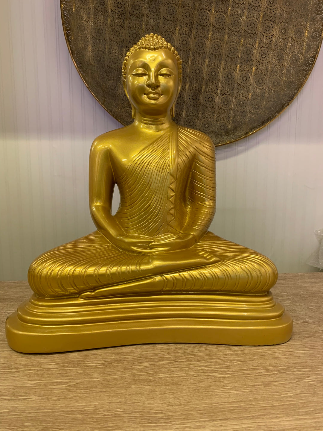 Large Gold Buddha Statue, Buddha Statue, 45cm