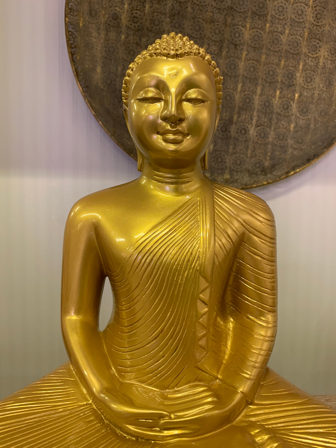 Large Gold Buddha Statue, Buddha Statue, 45cm