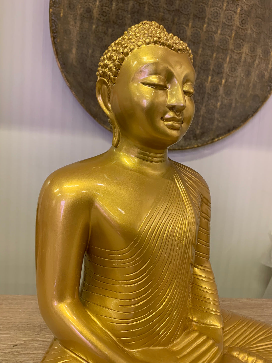 Large Gold Buddha Statue, Buddha Statue, 45cm