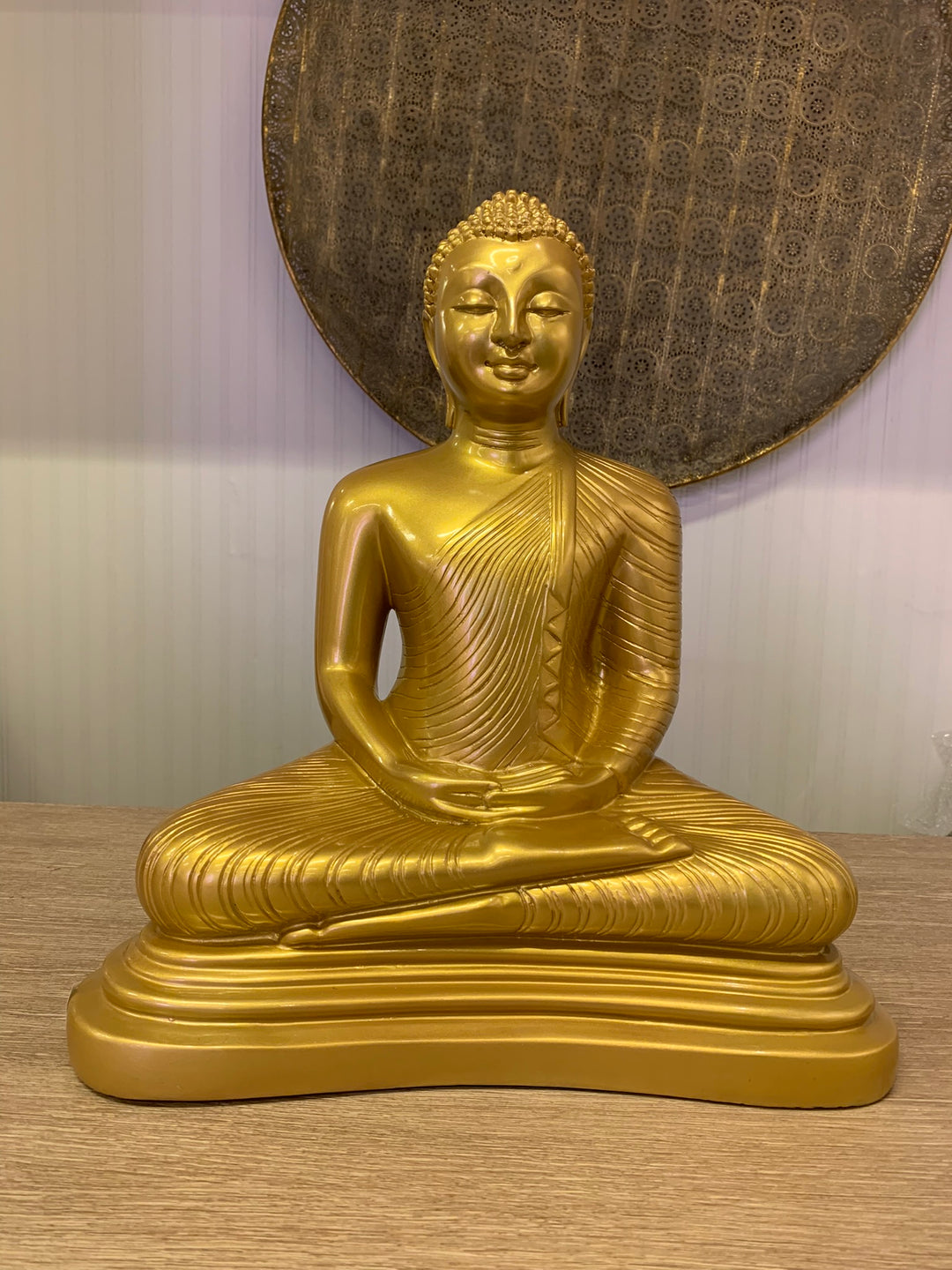 Large Gold Buddha Statue, Buddha Statue, 45cm