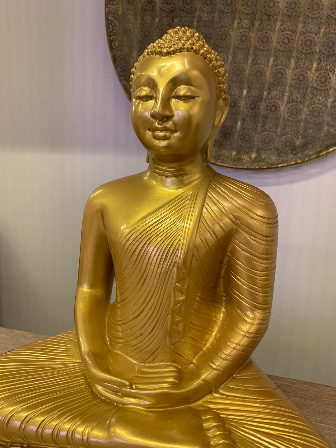 Large Gold Buddha Statue, Buddha Statue, 45cm