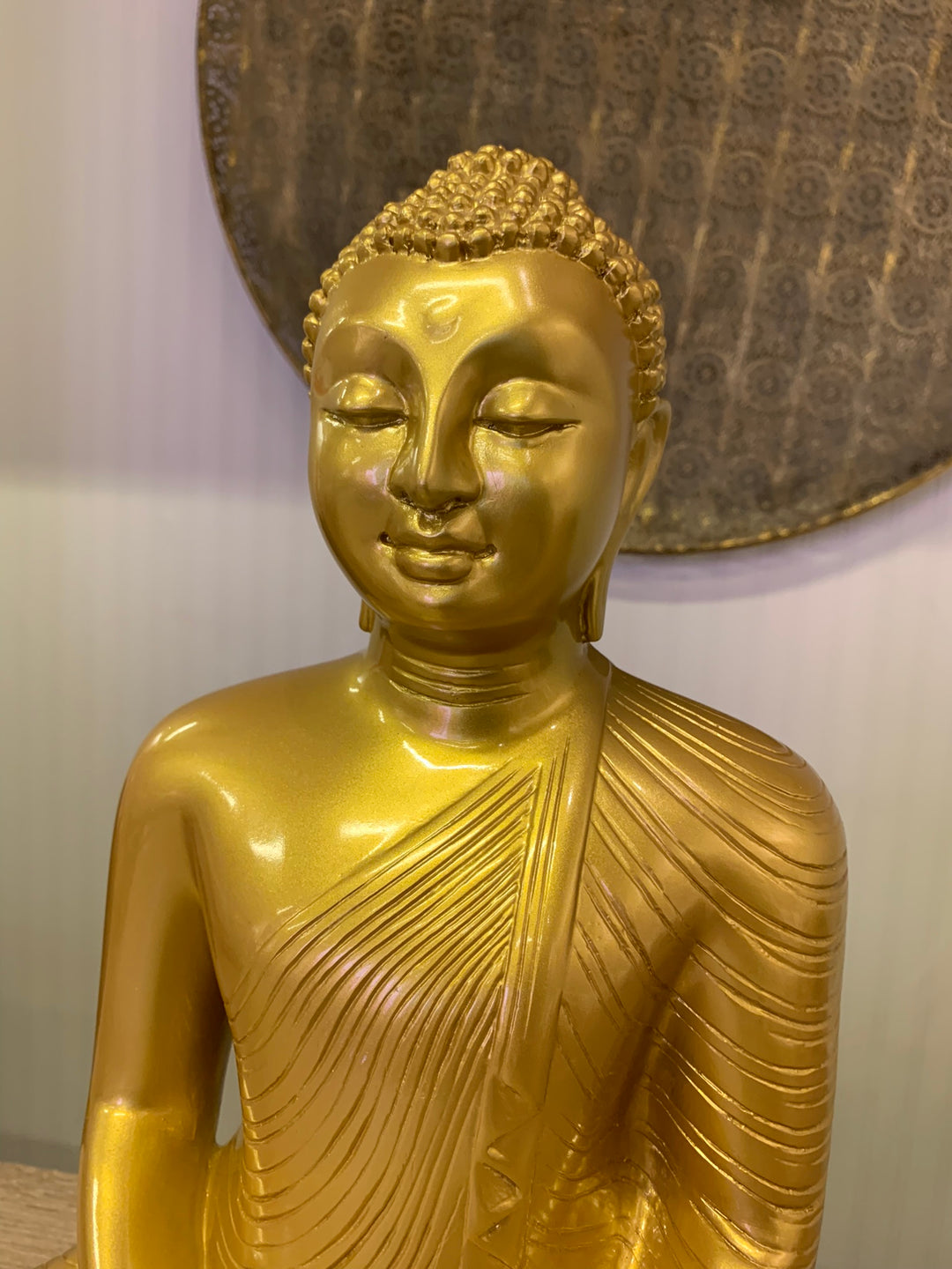 Large Gold Buddha Statue, Buddha Statue, 45cm