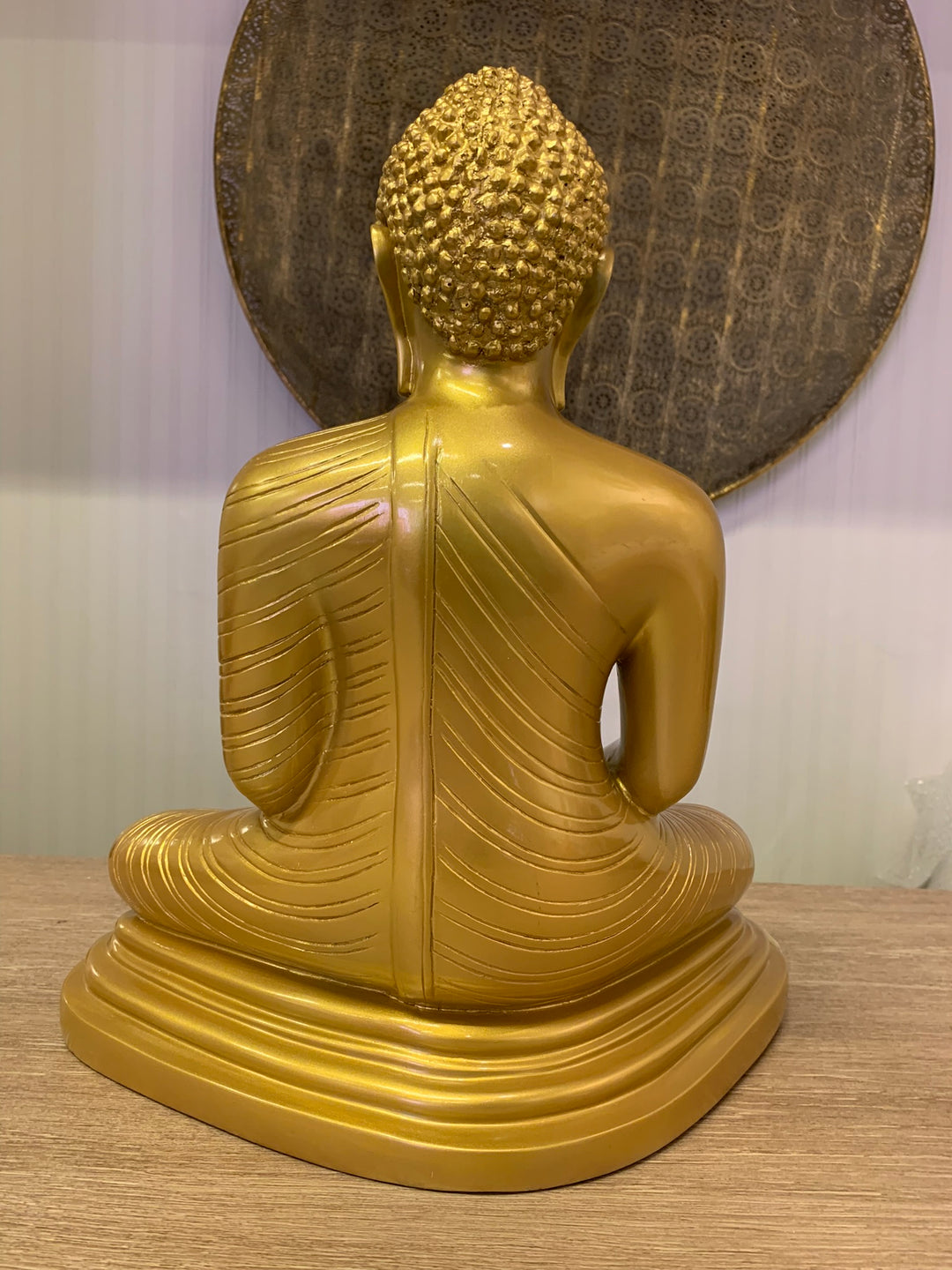 Large Gold Buddha Statue, Buddha Statue, 45cm