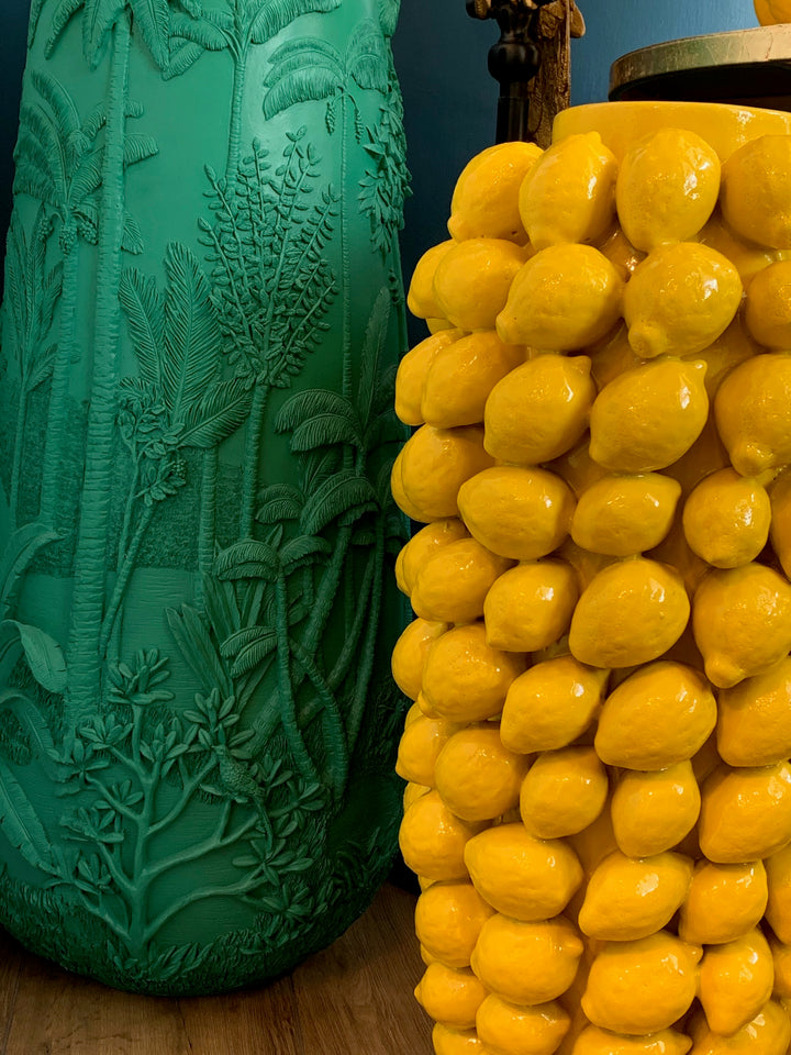 Large Green Colour Vase