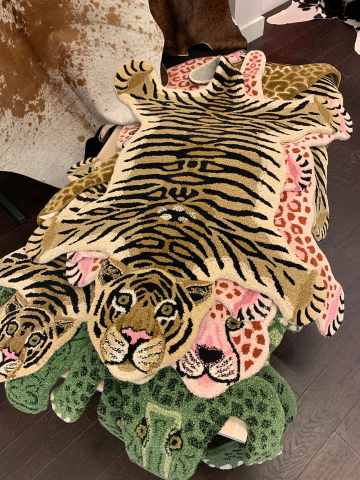 Doing good rugs, animal rug tiger 