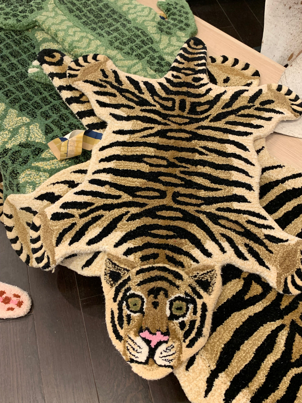 small tiger rug, liberty of London rug