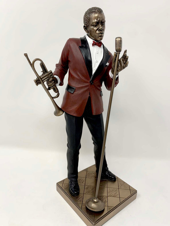 Male Singer Statue, Jazz Singer Male, Jazz Band, 29cm