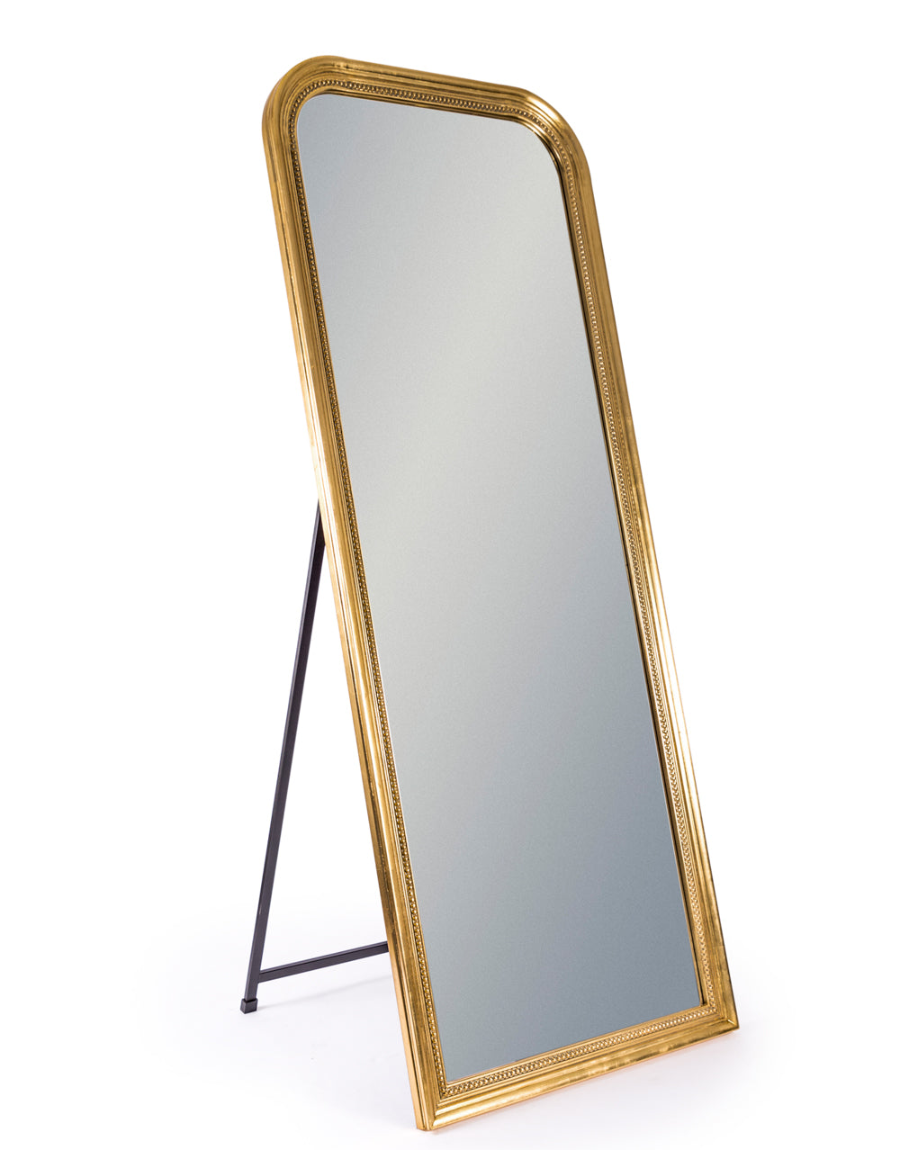 Freestanding mirror, gold mirror tall