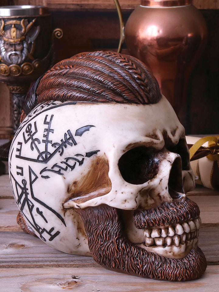 Ragnar Viking Skull, Norse Hero, Medieval Hero Skull