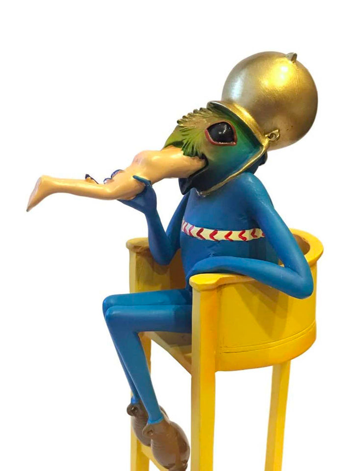 A high-quality museum replica statue from Hieronymus Bosch's Artwork