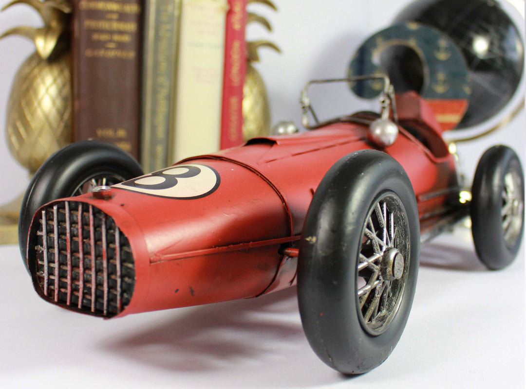 Red Model Racing Car, Retro Sports Car, 42cm