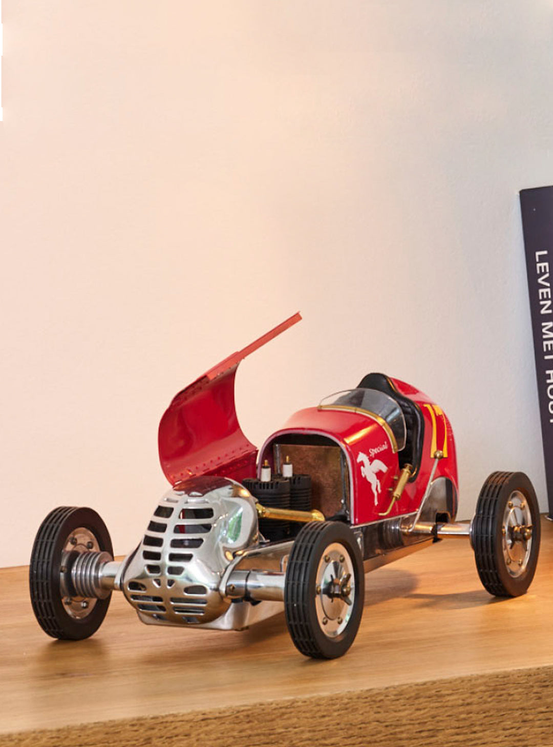 BB Korn Grand Prix Race Car – Red –  Scale Model 1:8 scale