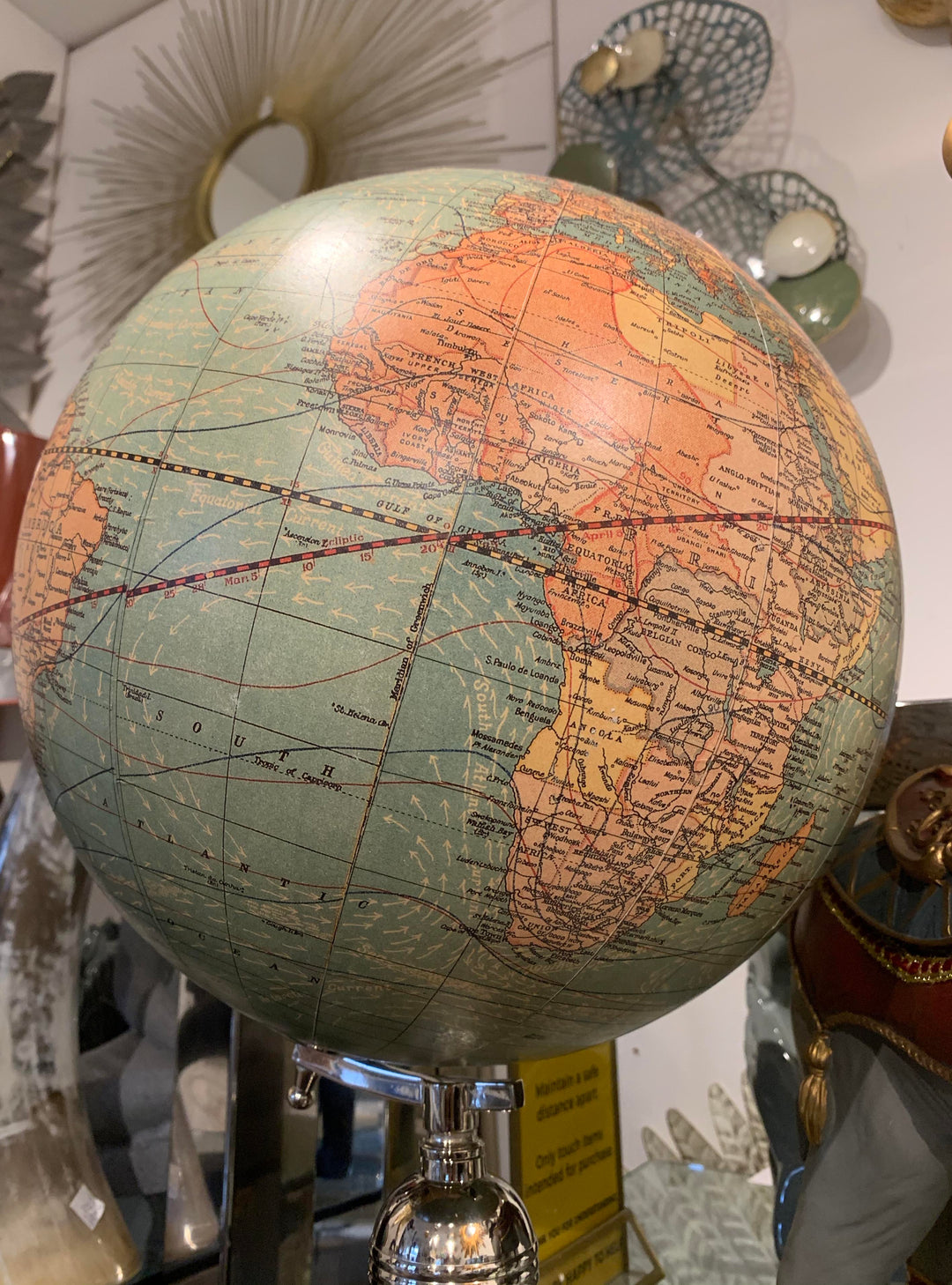 Antique World Globe – Classic Vintage Globe Replica  Weber Costello