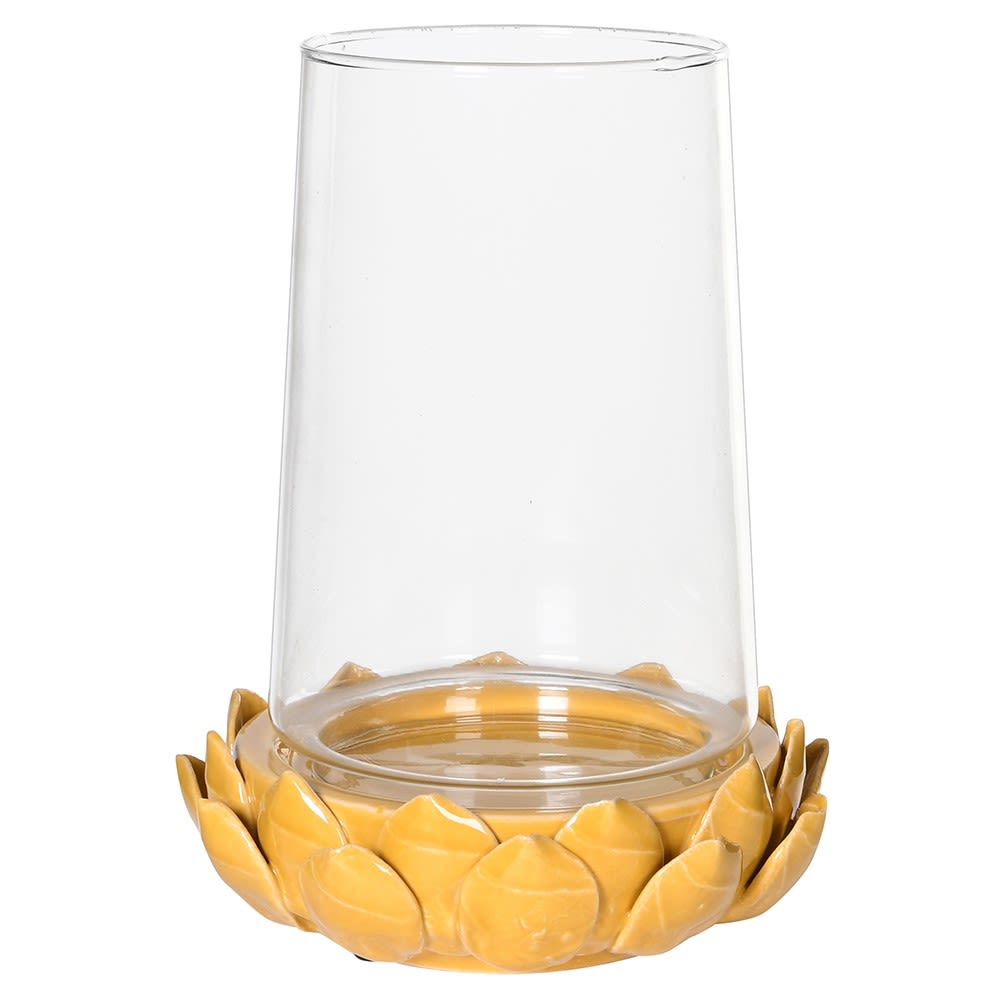 Candle Holders: Mustard Leaf Candleholder