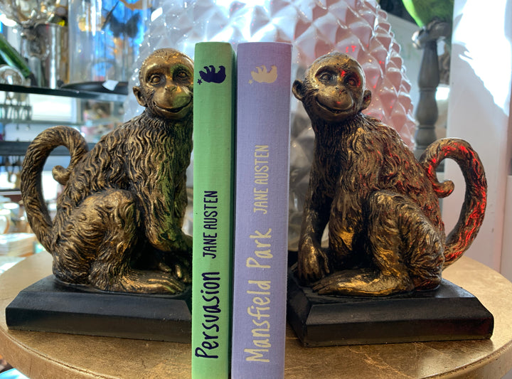 Bookends – Pair of Two Golden Monkey Bookends