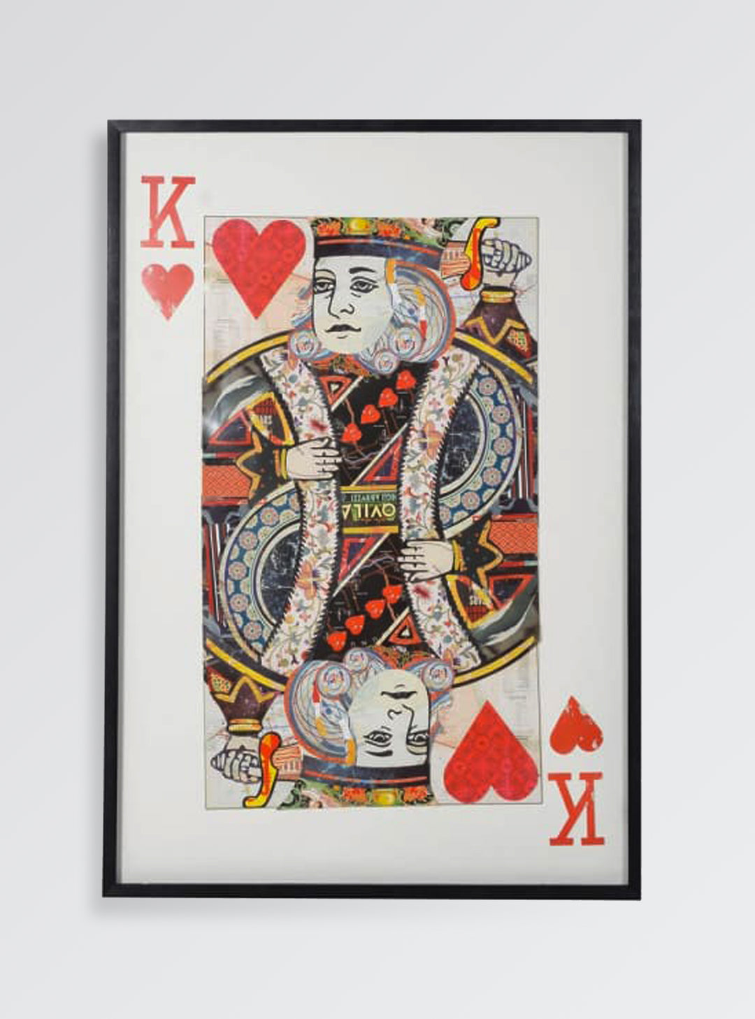 King of Hearts, Collage wall picture extra large 