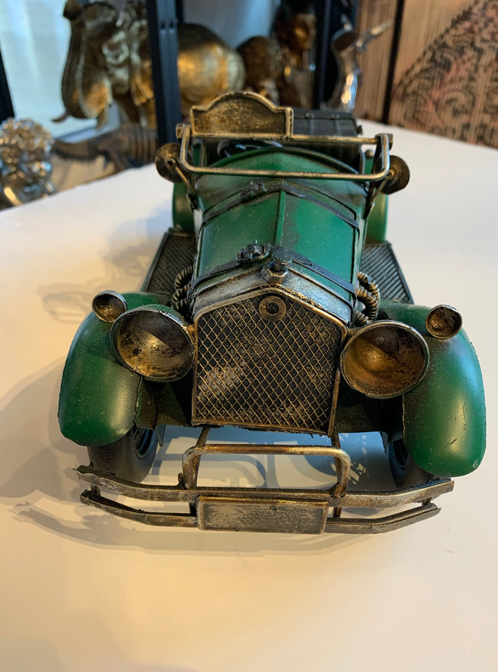 Vintage Green Car – Retro Cars – Tin Model Cars