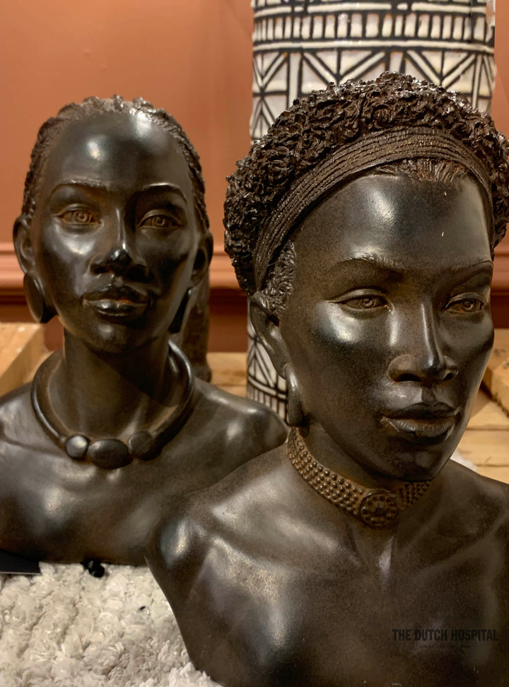 The Art of the Body, Black woman female bust, human sculptures 