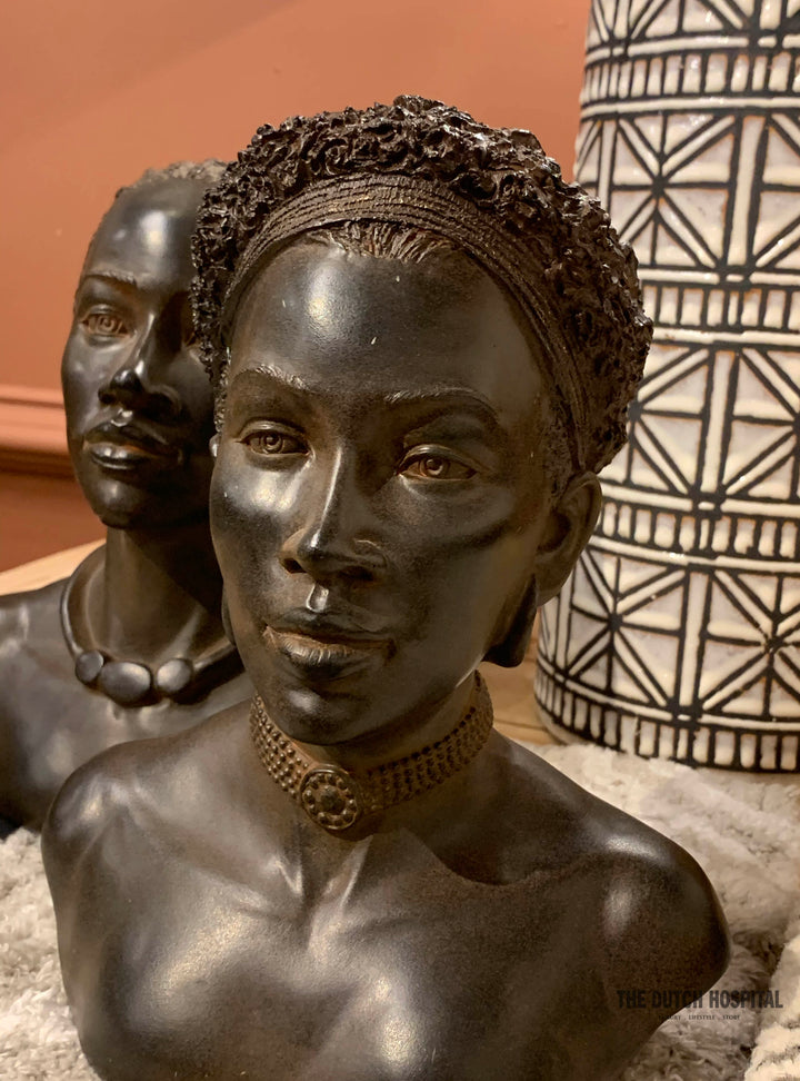 The Art of the Body, Black woman female bust, human sculptures 
