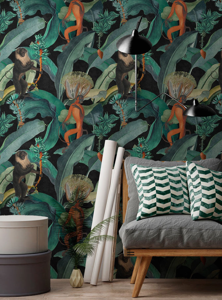 Monkey Wallpaper, Mind The Gap The Rediscovered Paradise Bermuda Wallpaper
