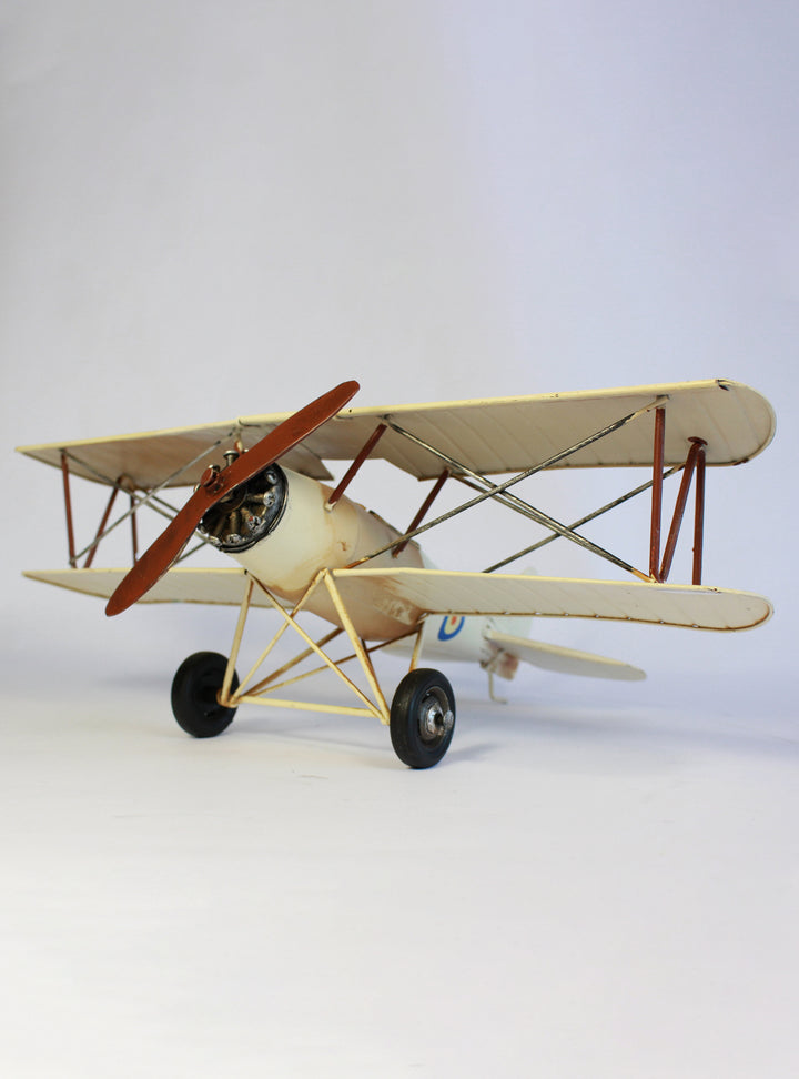 Vintage Model Plane – Collectable Biplane Model