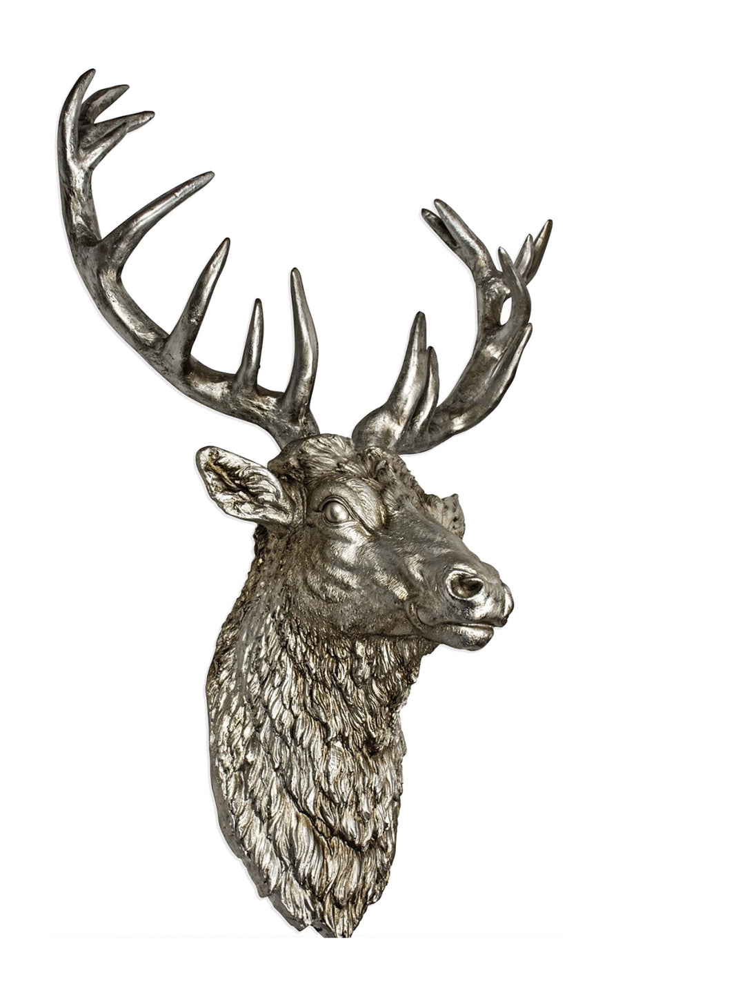 Silver Gold Stag head, Deer Head, 85cm