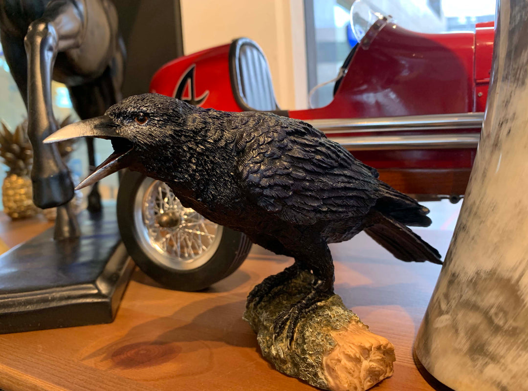 Black Raven –  Gothic Fantasy  – Raven Crow figure