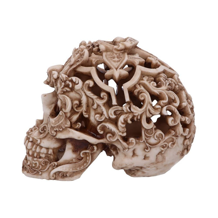 Human Skull: Gothic Design Carved Skull