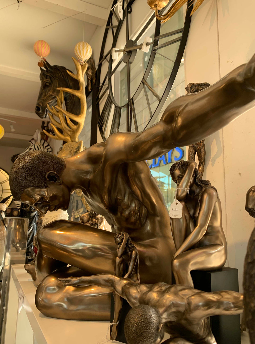 bronze man statue, bronze sculpture