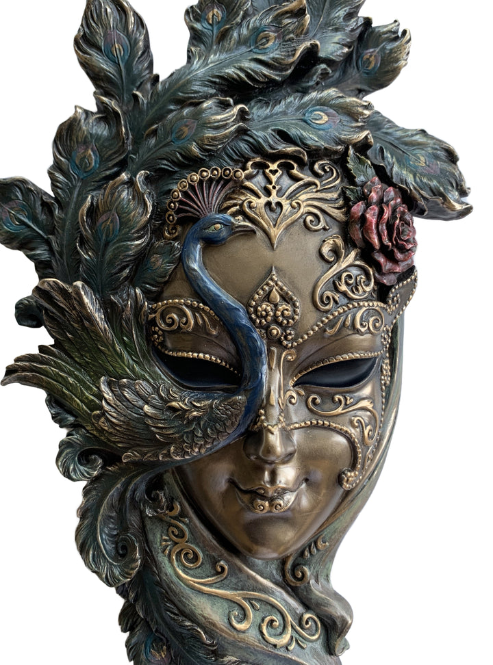 Mask wall decoration – Venice Carnival Mask – Venetians Mask – Peacock Mask Wall Plaque