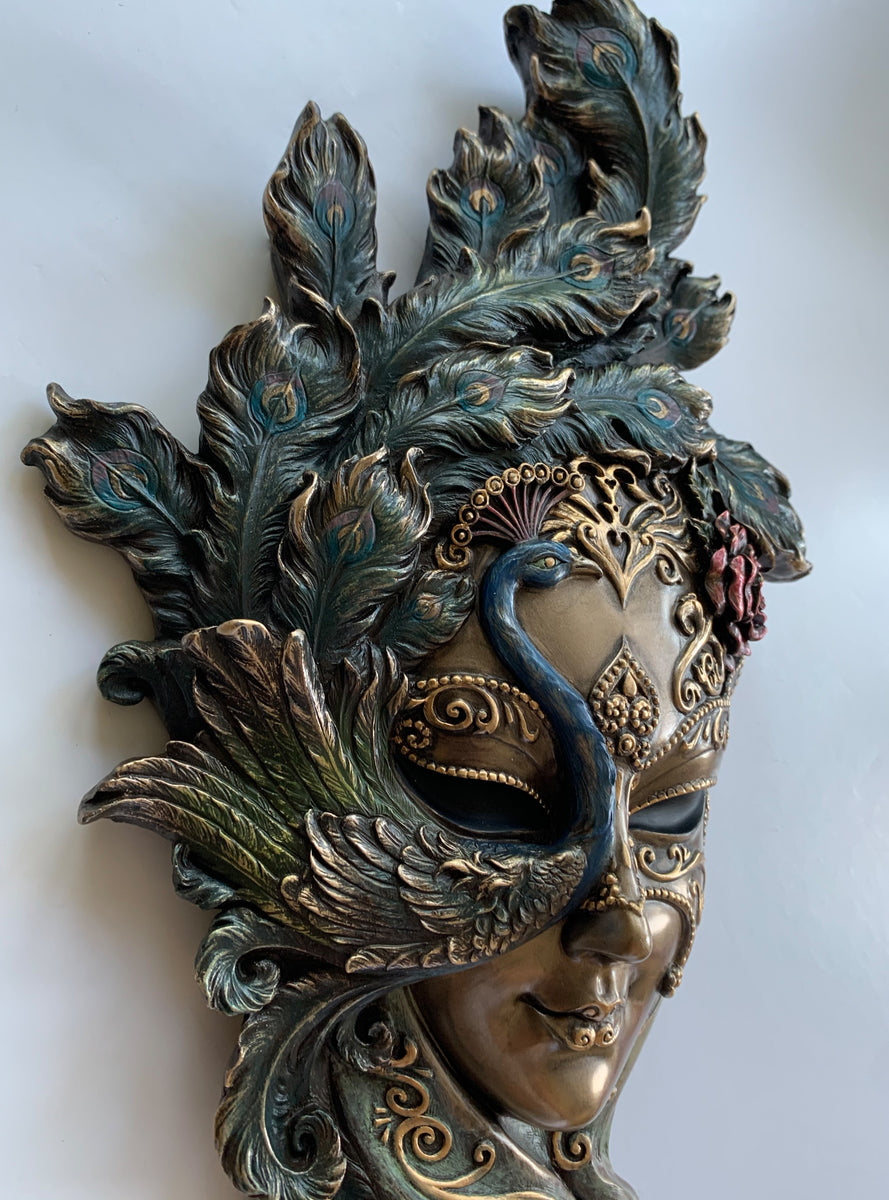 Mask wall decoration – Venice Carnival Mask – Venetians Mask – Peacock ...
