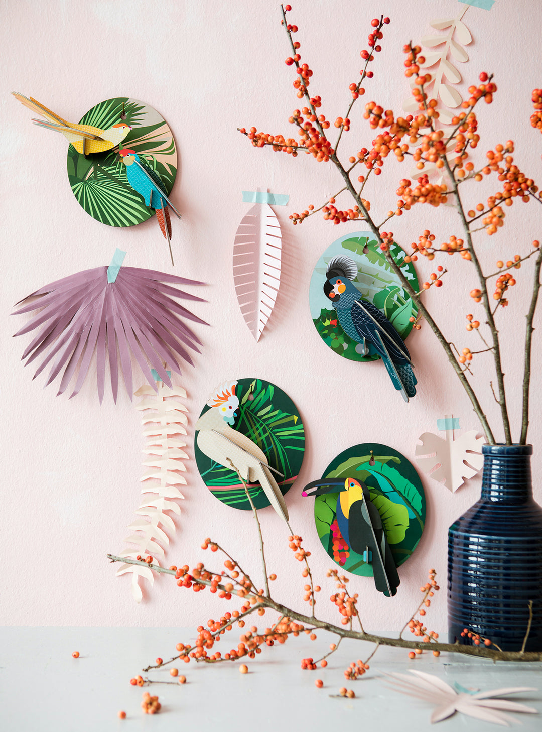 Grey Parrot  – Tropical Bird Wall Decoration 3D Object to Build